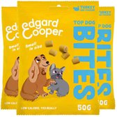 3x Edgard & Cooper Adult Bite S Kalkoen & Kip 50 gr