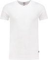Tricorp 101012 T-Shirt Elastaan Fitted V Hals - Wit - 4XL