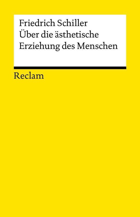 Reclams Universal-Bibliothek - Über die ästhetische Erzieh ... - cover