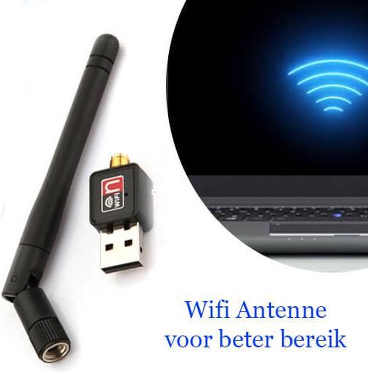 Arrangement Onzorgvuldigheid Generator 150Mbps USB WiFi Antenne voor pc en laptop voor beter wifi bereik | bol.com