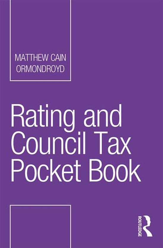 Routledge Pocket Books - Rating and Council Tax Pocket Book - cover
