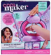 Cool Maker, Stack'd Heishi Bracelet Studio, kit de fabrication de bracelets avec outil de perlage facile et plus de 1 200 perles de bracelet, permet de réaliser jusqu'à 15 bracelets