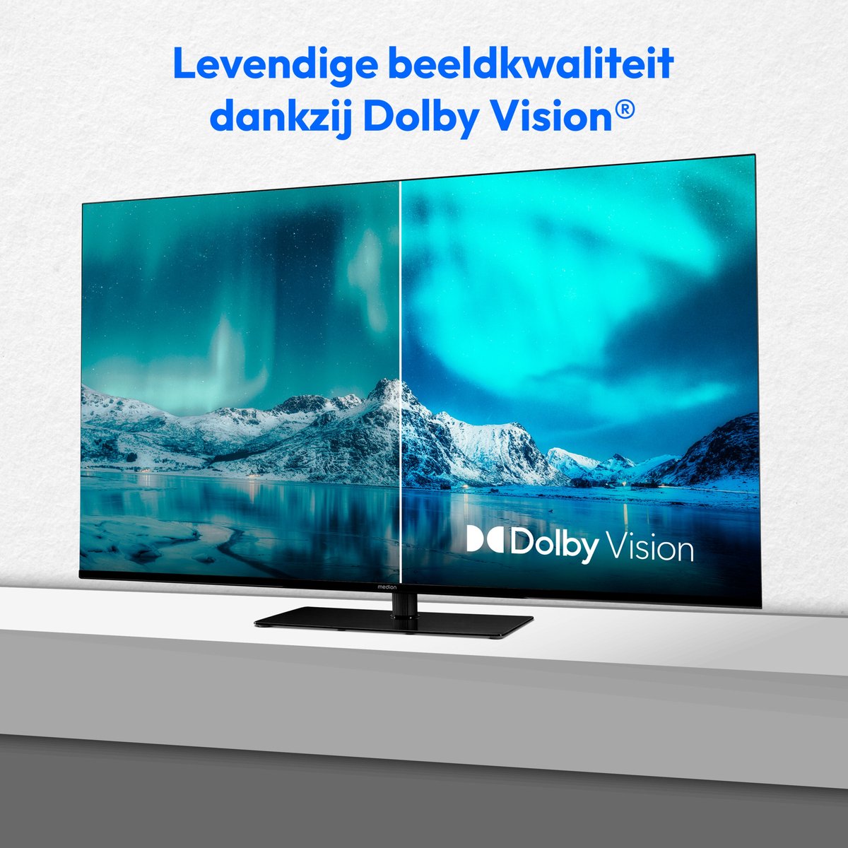 MEDION 108 cm (43") TV (Google TV, 4K, Dolby Vision HDR, - afbeelding 3