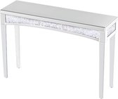 Console Blingi - Table d'entrée - Table murale - Argent - Table d'appoint - 120 cm - Moderne