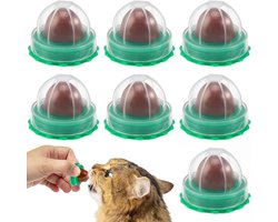 Allecto Plus - Kattenkruid speelgoed voor katten en kittens - 10 stuks - Vitamine snacks - Vis gelatine snoep - Willekeurige smaak