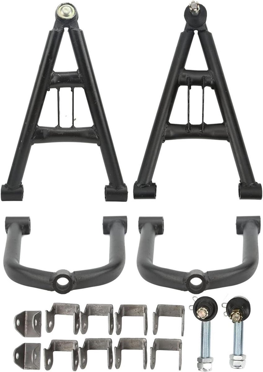 Allecto Plus - Voorwielophanging Set voor GY6 ATV Quad Bike met Shock Swing Arm - Duurzaam en Betrouwbaar