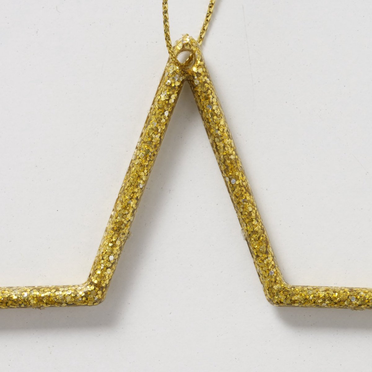 Kersthanger Ster 2 dlg.goud 12cm