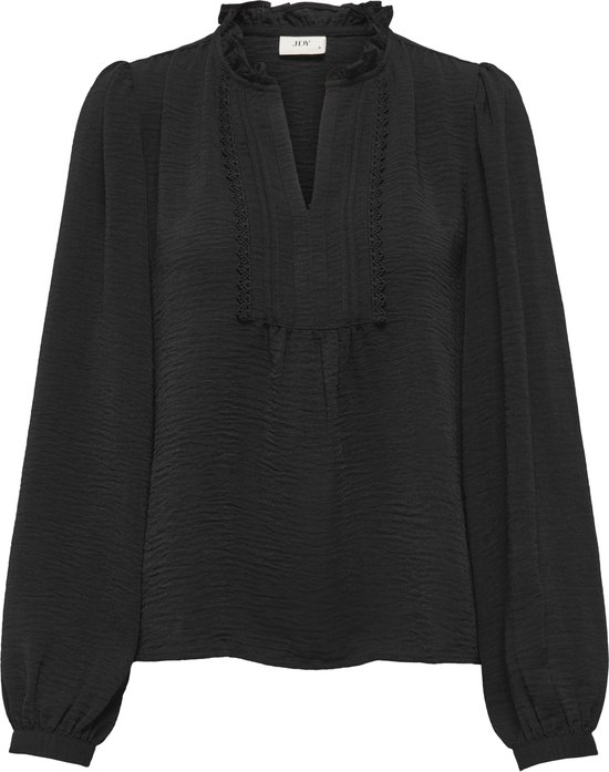 Jacqueline de Yong Blouse Jdyrachel L/s Pintuck Top Wvn Exp 15323274 Noir Femme Taille - S
