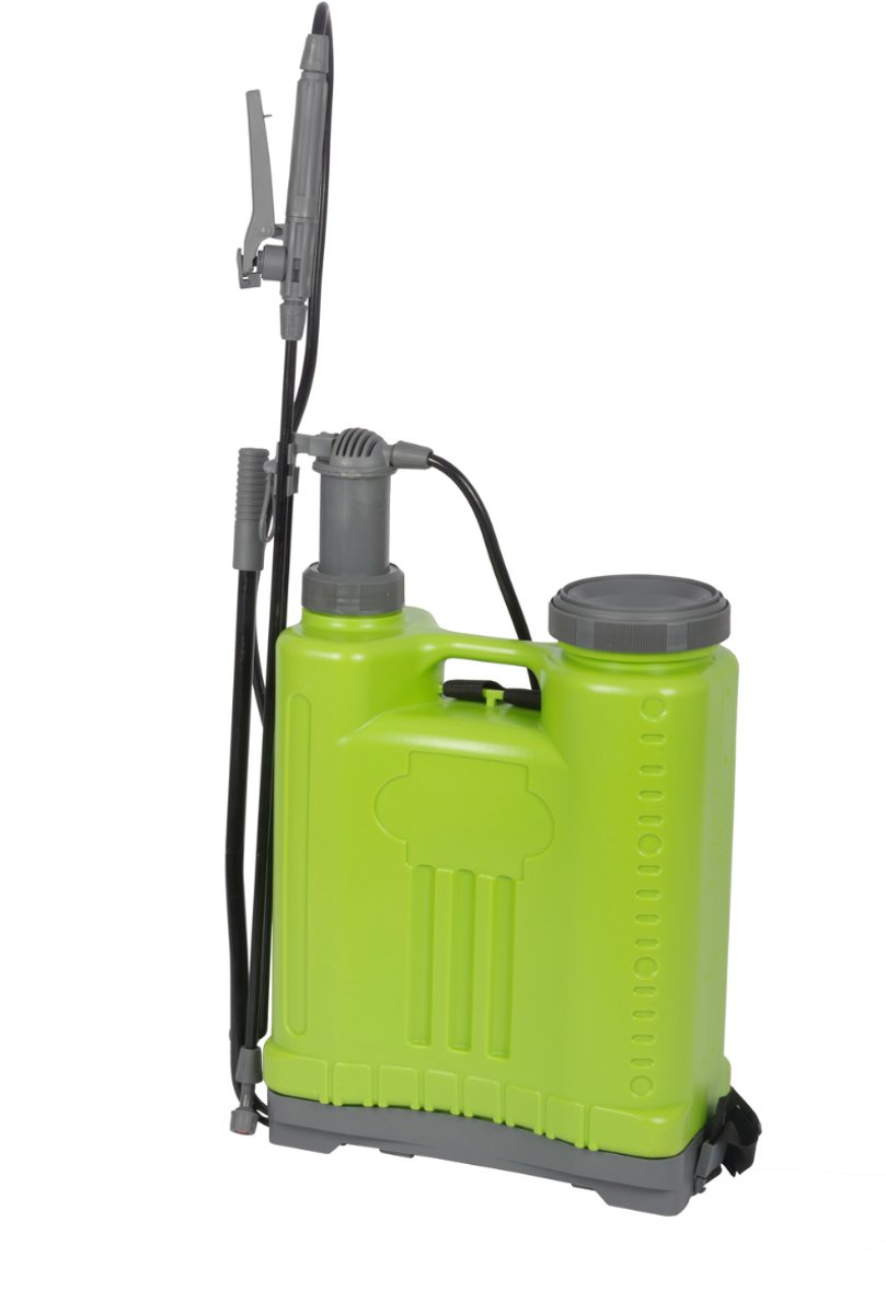 Bol.com Kinzo Rugsproeier 18L - Drukspuit - Onkruidsproeier - Incl. 4 Opzetstukken en 14 Afsluitringen - met Verstoppingsfilter ... aanbieding