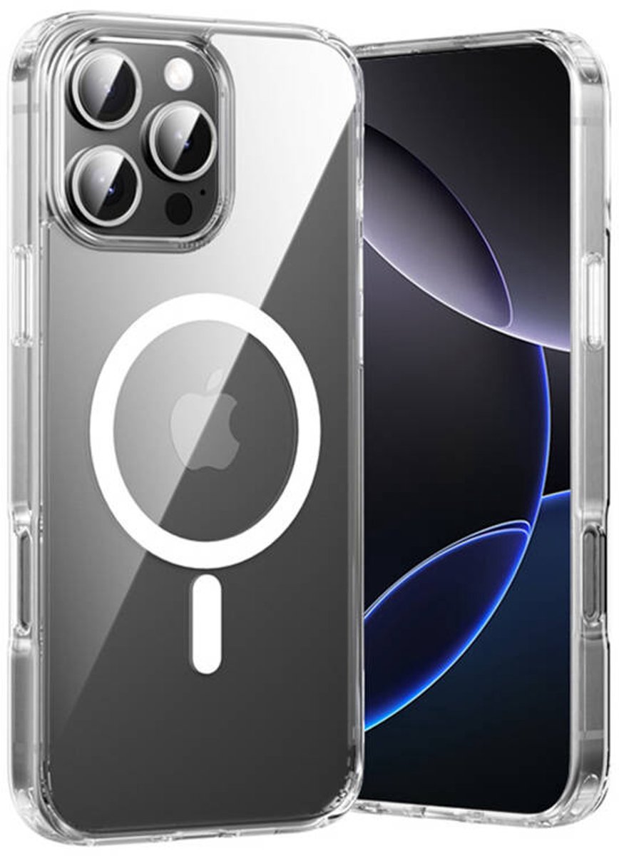 Vention Case Kugt0-40 Voor Iphone 16 Pro Max Voor Magsafe Transparant