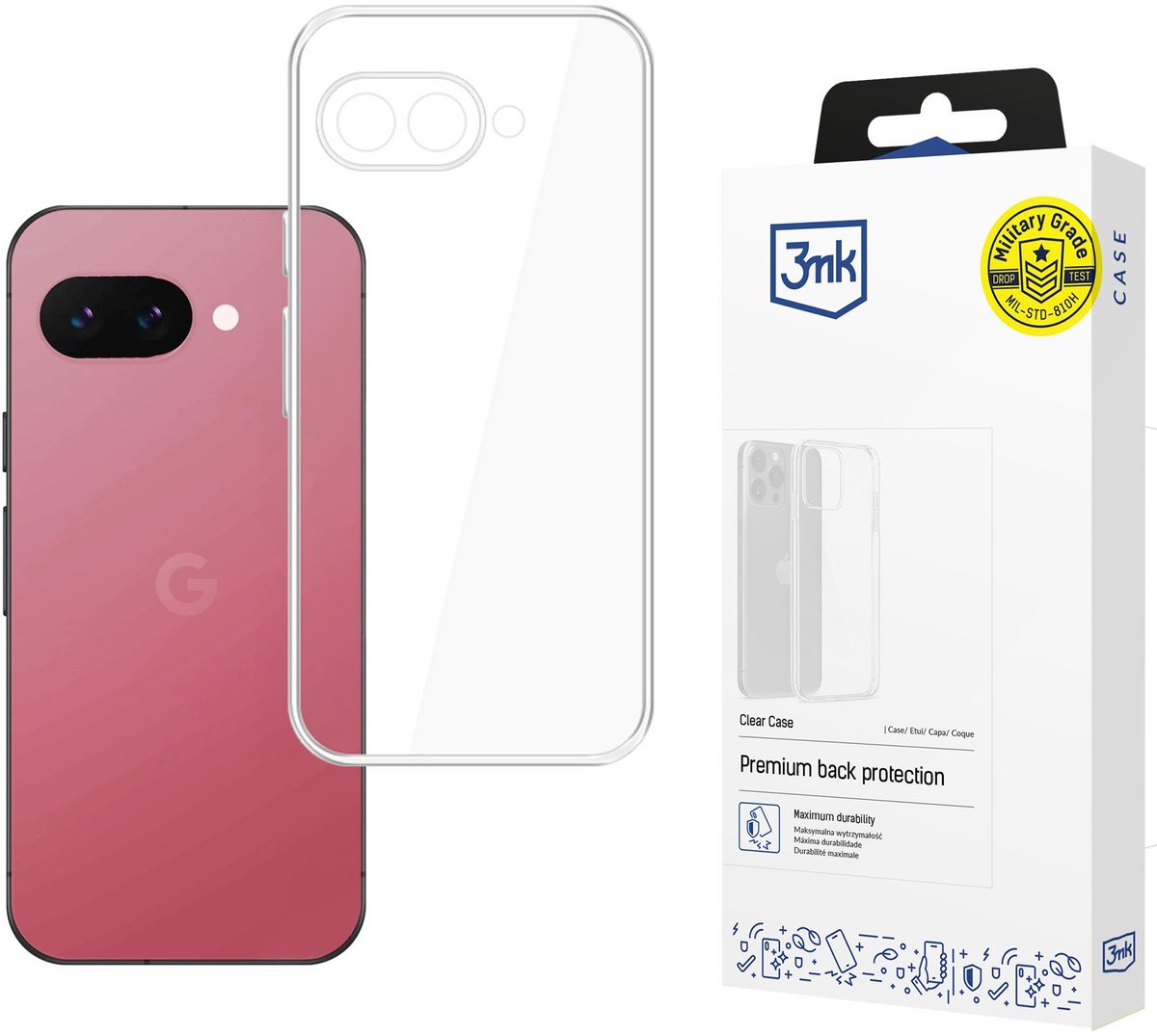 3Mk Bescherming Tpu Hoesje Voor Google Pixel 9A Anti-Slip En Duurzaam