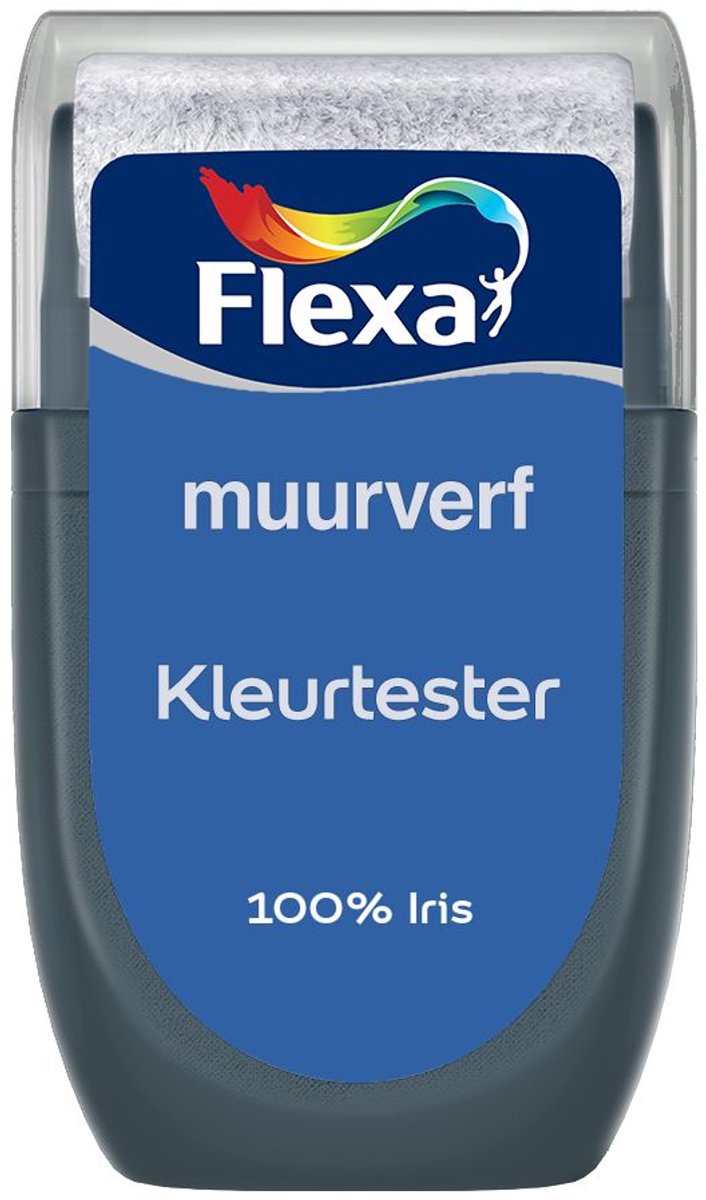 Flexa - Kleurtester Muurverf - 100% Iris - 30 ML - Mengverf - 0.03L