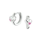 Yep! klapoorringen hart - 10.5 mm - Zilver