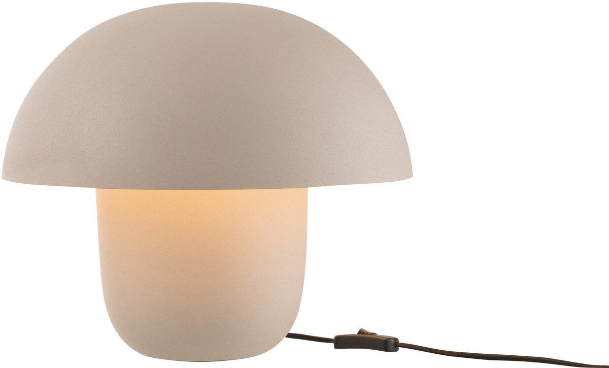J-Line tafellamp - ijzer - beige - medium