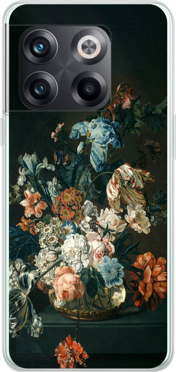 Telefoonhoesje Geschikt voor OnePlus 10T hoesje - Stilleven met bloemen - Oude meesters - Kunst - Siliconen Telefoonhoesje Telefoonhoesje