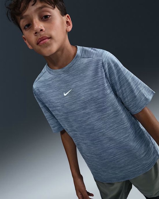NIKE - Sweat à capuche multi-poches Dri-Fit pour grands enfants (garçons) - Sweat à capuche garçon - Blauw