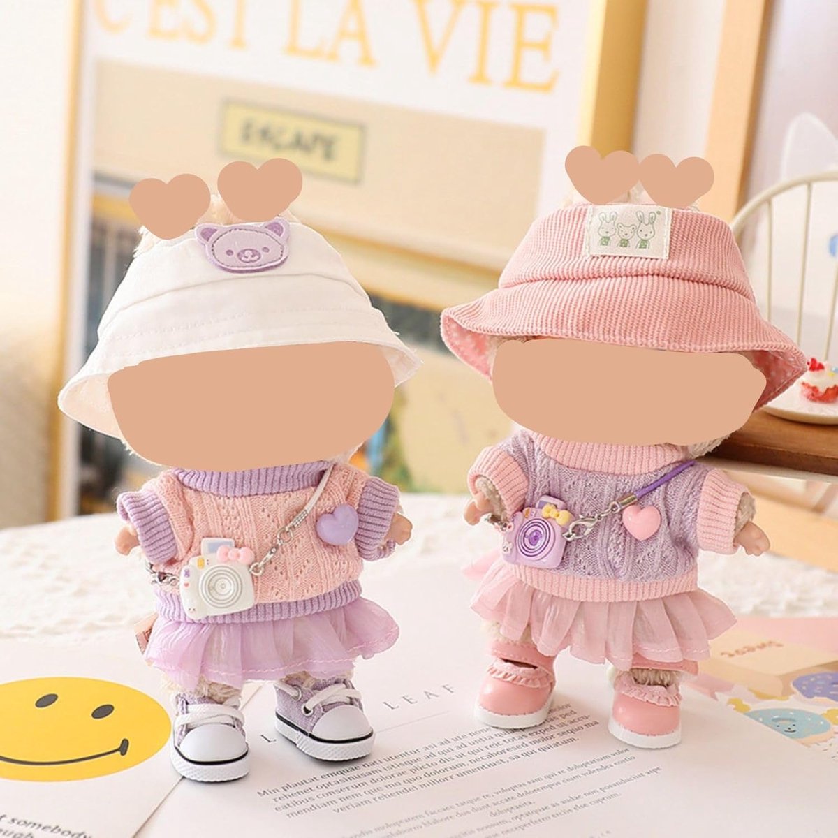 OTMOON Poppenkleding voor New Born Babypoppen, poppenkleding 36-43 cm