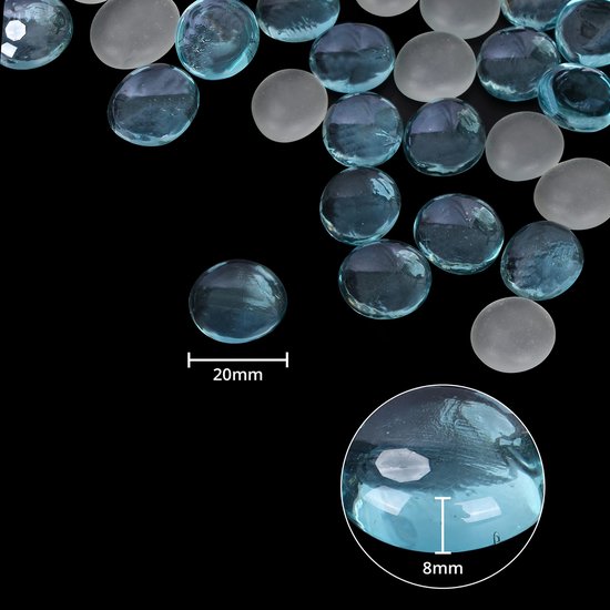 ERBO Edelstenen voor kinderen, 100 stuks diamanten kinderen, blauwe ERBO Edelstenen voor kinderen, 100 stuks diamanten kinderen, blauwe