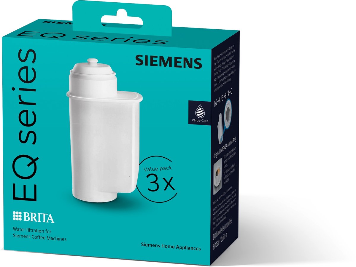 Siemens - TZ70033A BRITA Intenza waterfilters voor volautomatische espressomachines - 3 stuks — afbeelding 2