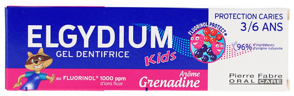 Elgydium Kids Tandpasta Gel Cariësbescherming 3/6 Jaar 50 ml