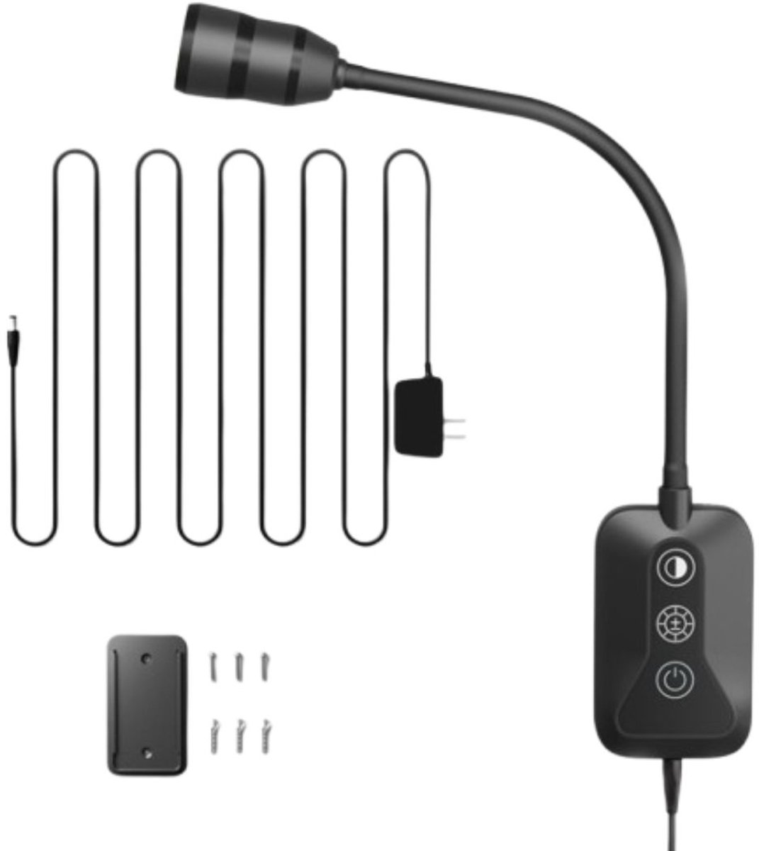 CLGP® Bedlampjes Hoofdbord - Dubbele Leeslampjes - Bedlamp Slaapkamer Volwassenen - Zwart