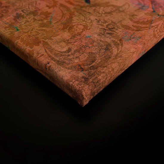 Canvas print DD120482 indian summer 2 A.S. Création 0,9 x 0,6 m Oranje / Terracotta Kantoor Hal/Gang Keuken Slaapkamer Woonkamer