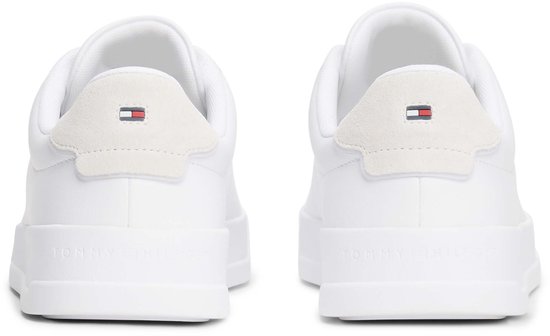 Tommy Hilfiger - Heren Sneakers Court Leather - Wit - Maat 42