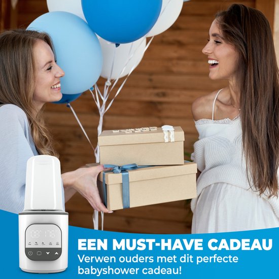 Flessenwarmer - Baby melk opwarmer - Fleswarmer - Warmhouden, ontdooien en steriliseren - Snel warm - Geschikt voor alle babyflessen - Wit van Merkloos — afbeelding 3