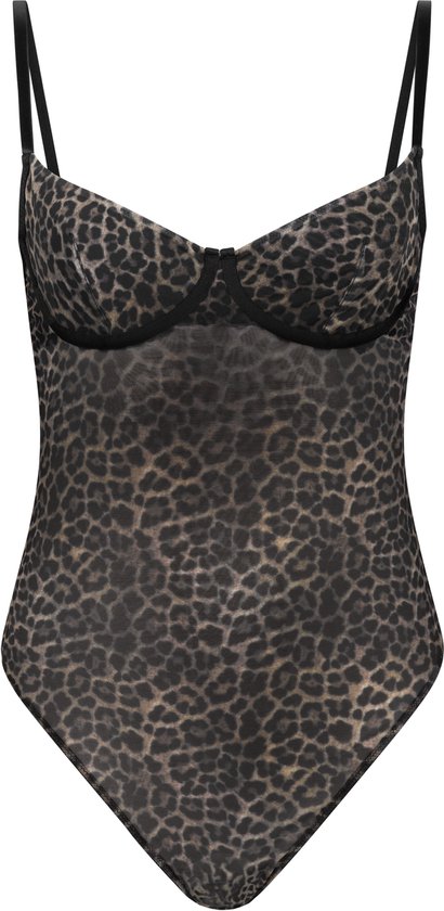 Hunkemöller Luipaard body Tara Zwart C80