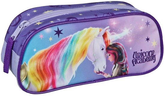 Undercover Unicorn Academy etui multicolor voor kinderen.