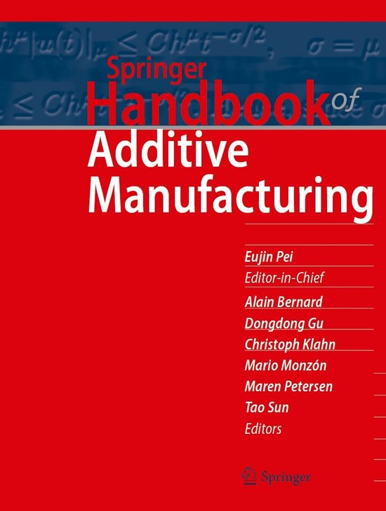 Springer Handbooks- Springer Handbook of Additive Manufactur ... - cover