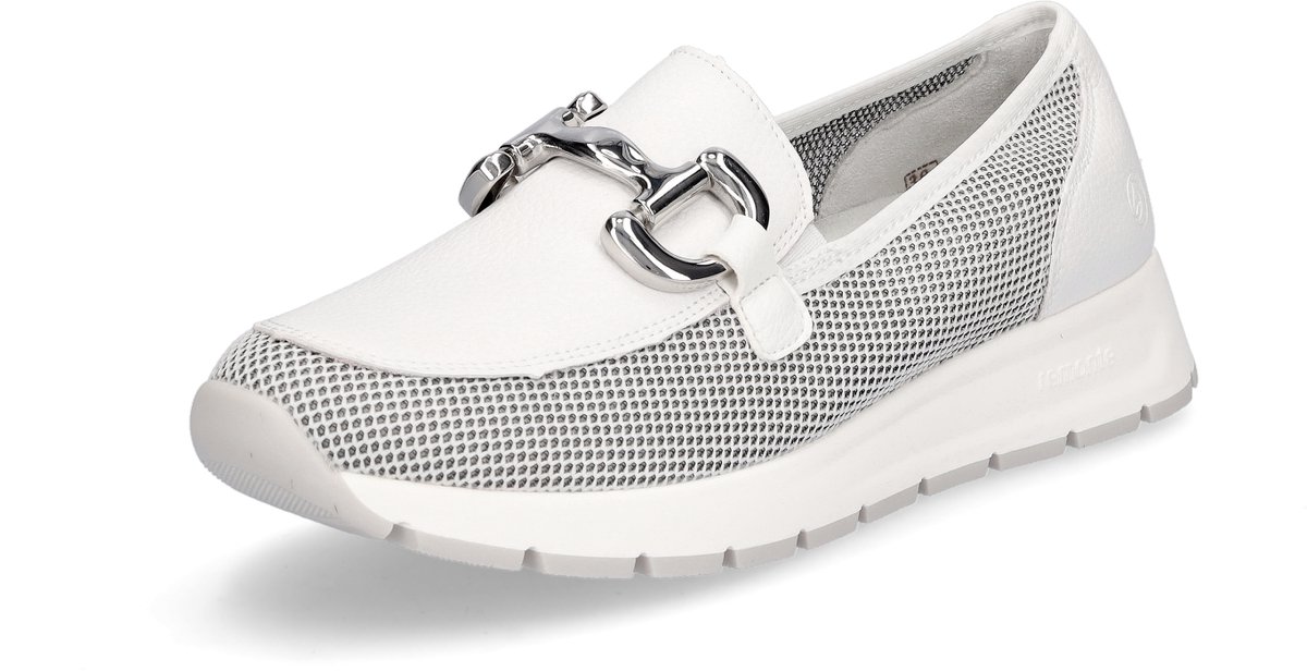 Remonte dames veterschoenen wit