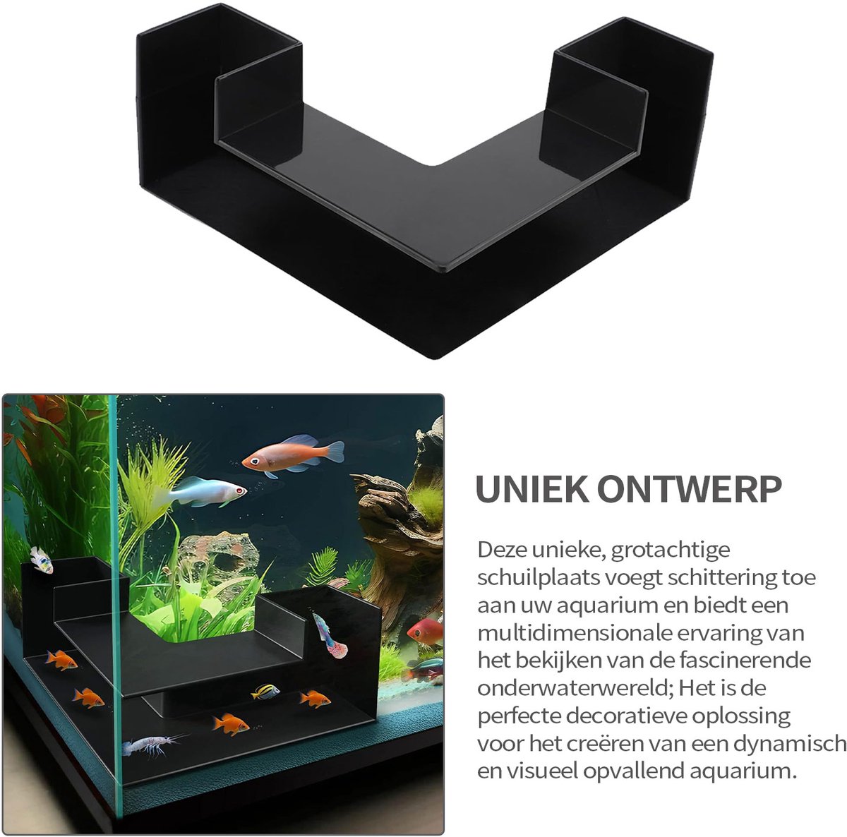 Silkwish Ondergrondse aquariumtunnel, aquariumverstopplaats voor vis en garnalen om te kweken, aquariumgrot, decoratie voor kleine garnalen, verbergen 21 x 5,5 x 4 cm