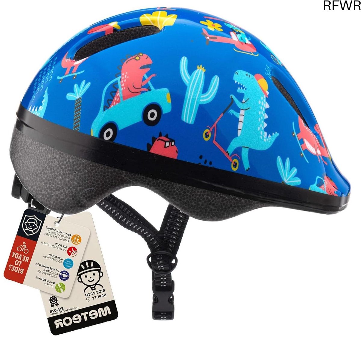 RFWR® Fietshelm voor Kinderen - Verstelbare Kinderhelm voor Veilig Fietsen, Skeeleren en Skateboarden