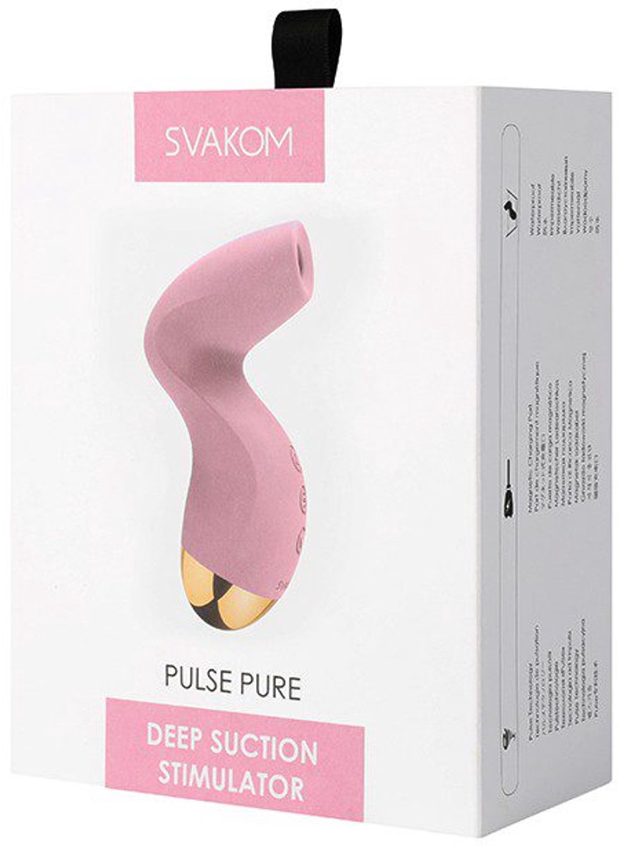 Goedkoopste Svakom - Pulse Pure - Luchtdruk Vibrator - Roze