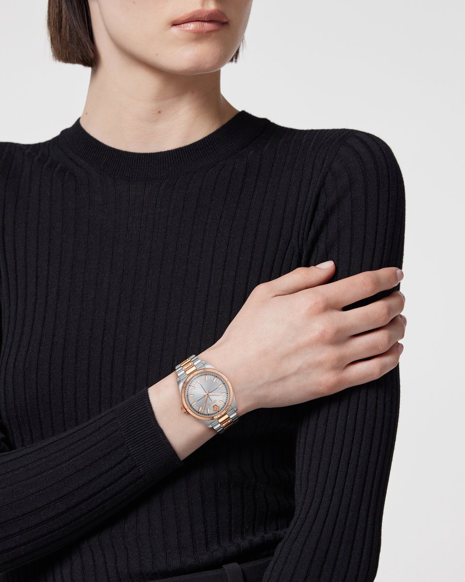 Versace Millenium VE0E00525 Horloge - Staal - Multi - Ø 32 mm