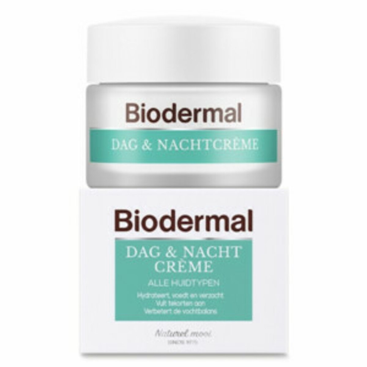Biodermal Dag & Nachtcreme - 2 x 50 ml - Voordeelverpakking