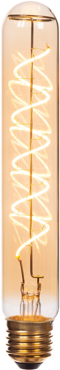 Lucide T32 - Filament lamp - Ø 3,2 cm - LED 3 StepDim (Memory) - E27 - 1x4,9W 2200K - Amber