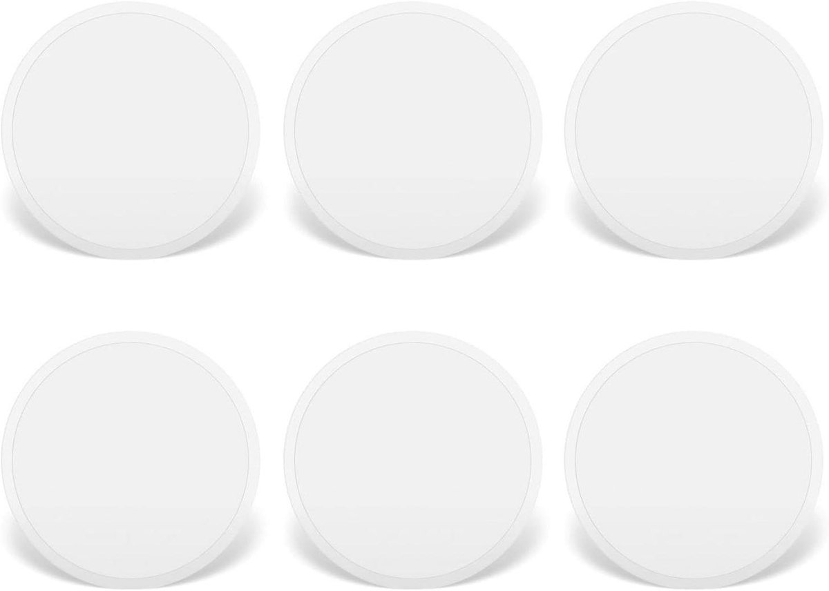 Allecto Plus - 6 Stuks Onderzetters Siliconen Achtbaan Ronde - Geïsoleerde Slip Bekerhouder Meubelsaccessoires - Anti-Slip - Thuis en Keuken Accessoires