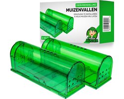 VerminBuster Diervriendelijke Muizenval - 2 stuks - Levende Muizenval - Muizenverjager