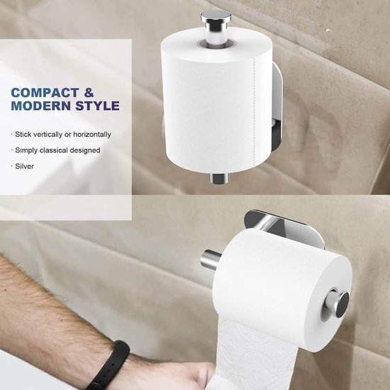 Gietijzeren toiletrolhouder landelijk - klassiek & stevig