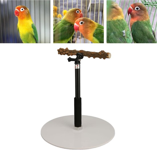 Draagbare Bird Perch - Afneembare Parrot Play Stand voor Indoor - Outdoor - Travel — afbeelding 4