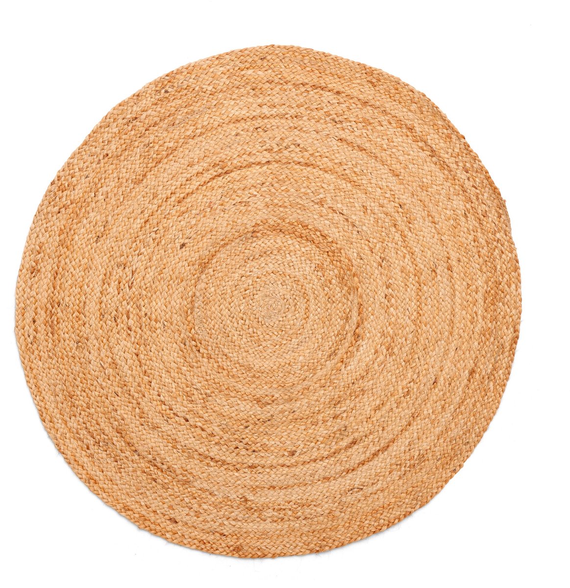 Rond vloerkleed PURE NATURE 150cm Jute handgeweven platgeweven - 44434