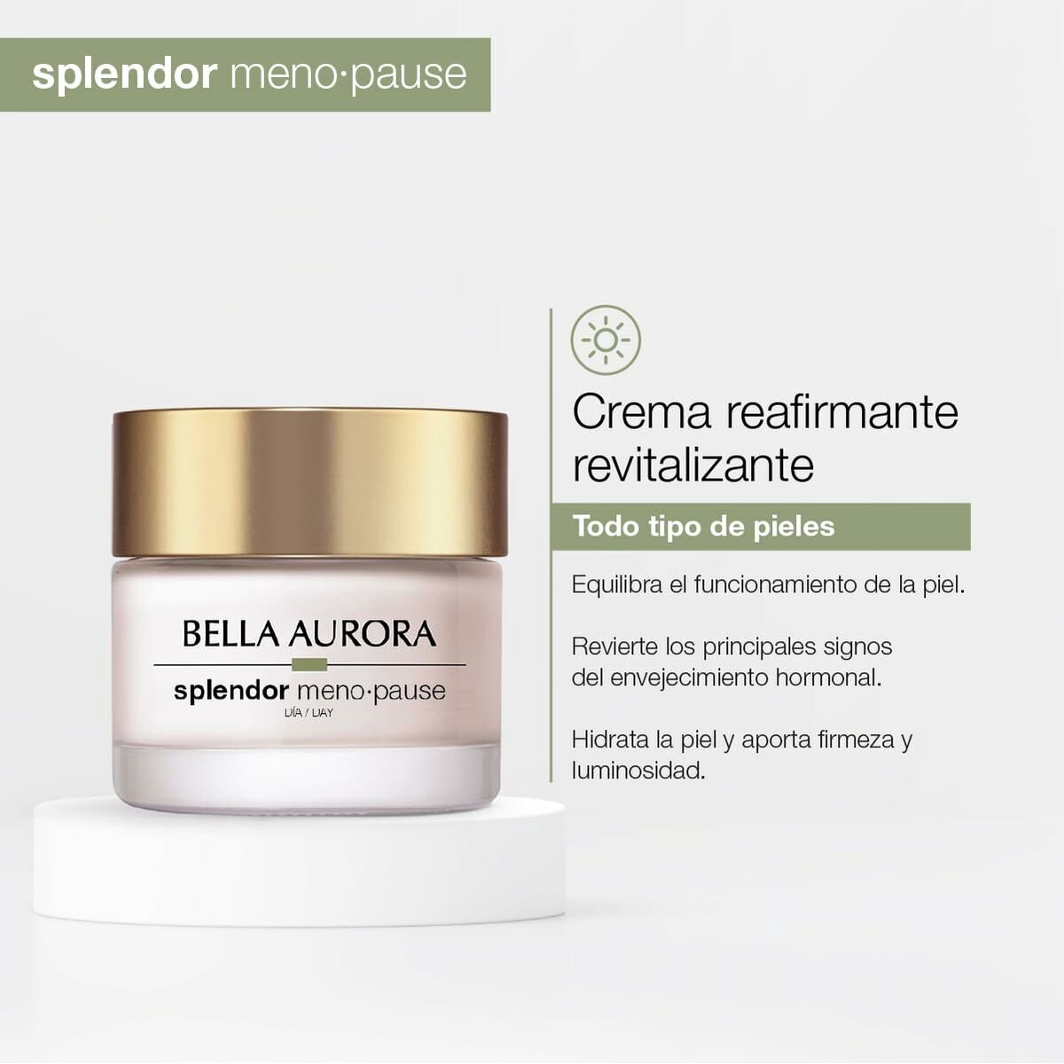 Gezichtscrème Bella Aurora BELLA AURORA SPLENDOR Spf 20 50 ml