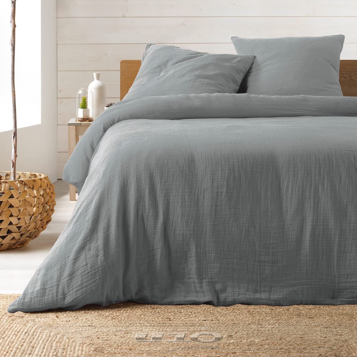 Katoenen gaas bedset 240x260cm