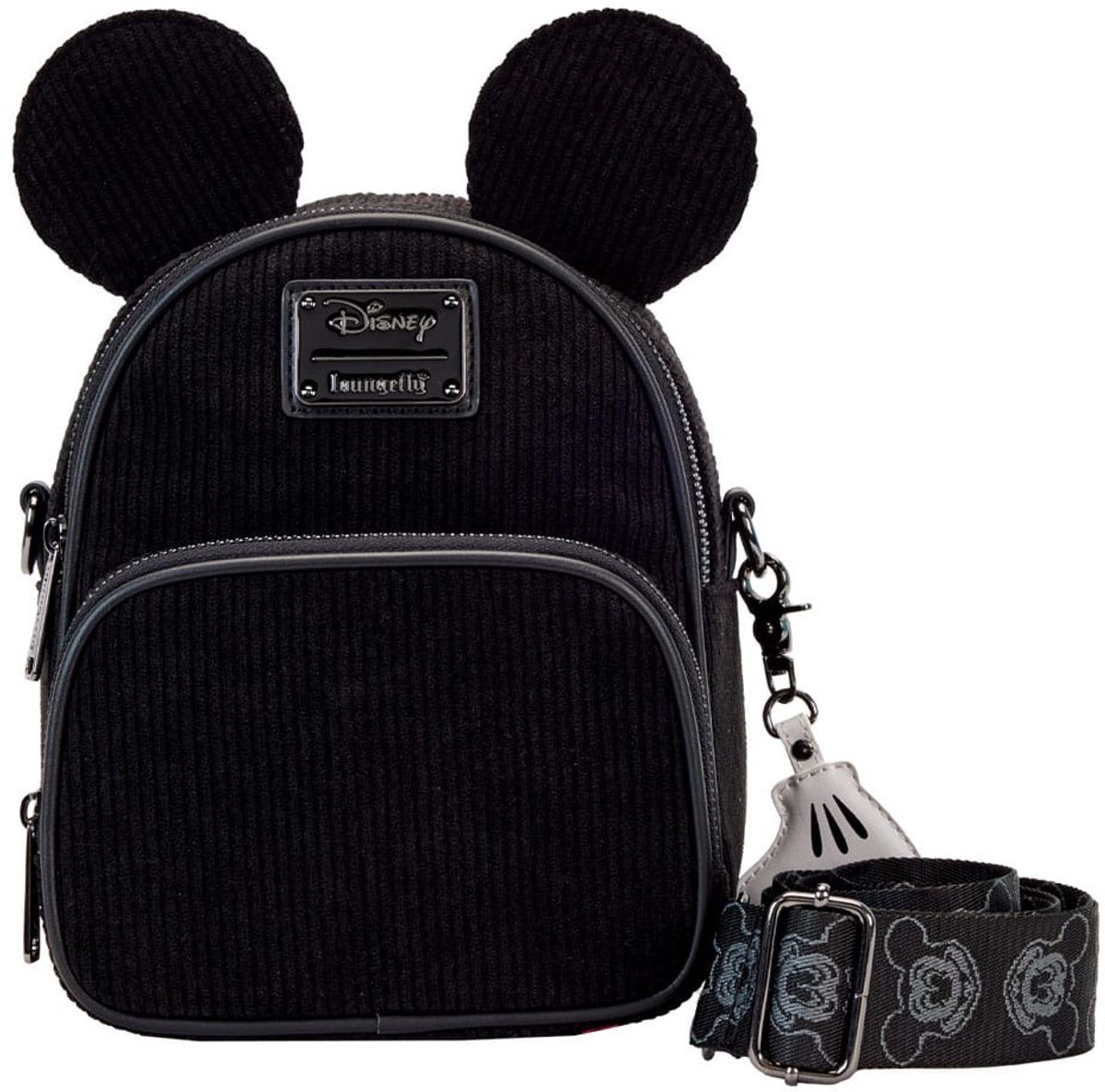 Loungefly Disney by Loungefly Crossbody Mickey Mouse 100th Anniversary Corduroy Bags