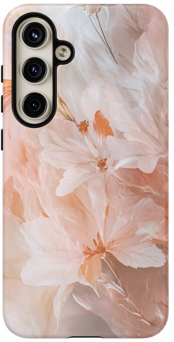 Lichte Zachte Roze Bloemen – Telefoonhoesje Geschikt voor Galaxy S24 Plus