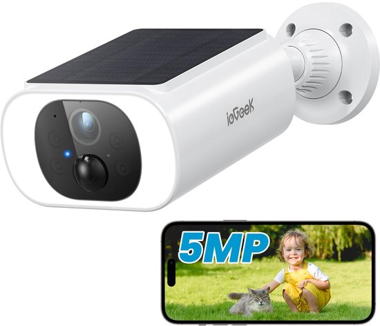 Reolink 4K Bewakingscamera voor Buiten op Zonne-energie, 360°/140° Pan