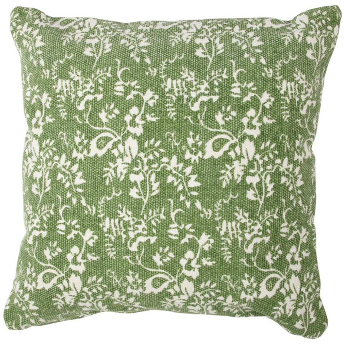 Mars & More Flower garden peppermint green cushion 45x45 cm Groen