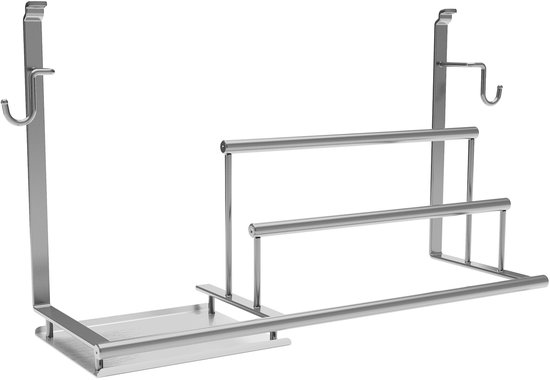 Kesseböhmer Küchenorganizer-Set Linero MosaiQ EasyLine Küchenreling 600